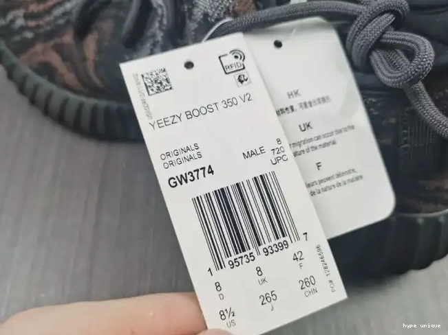 hype Yeezy Oat GW3774 V2 Adidas Boost Black MX 350 0616